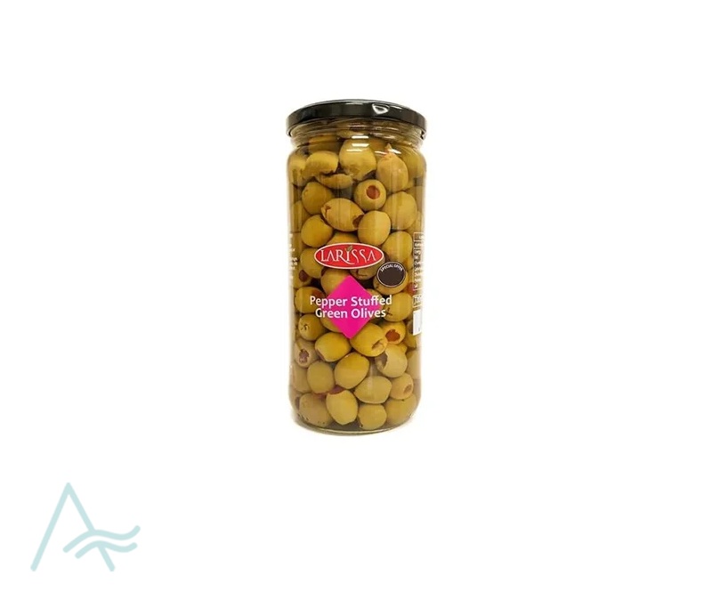 LARISSA WHOLE GREEN OLIVES 430 GR
